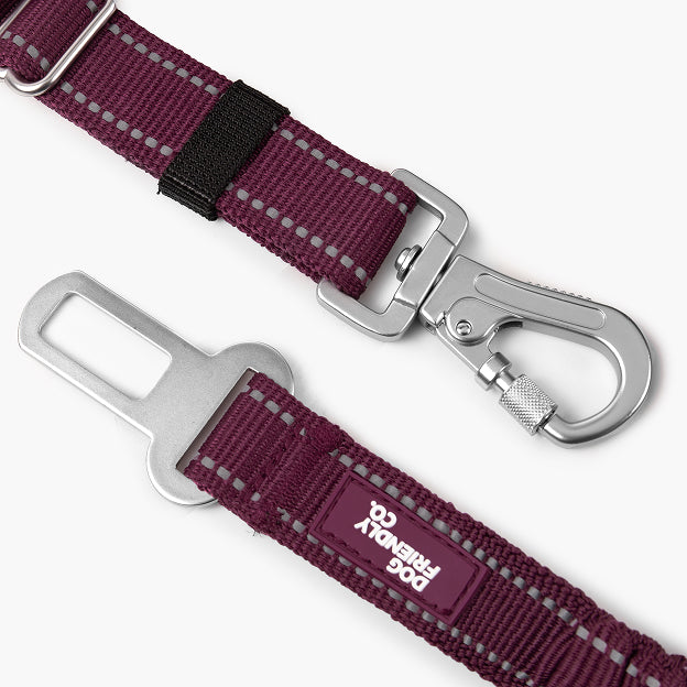 Dog Seat Belt - Burgundy