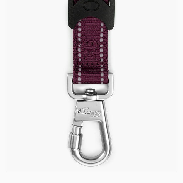 Classic Dog Leash - Burgundy