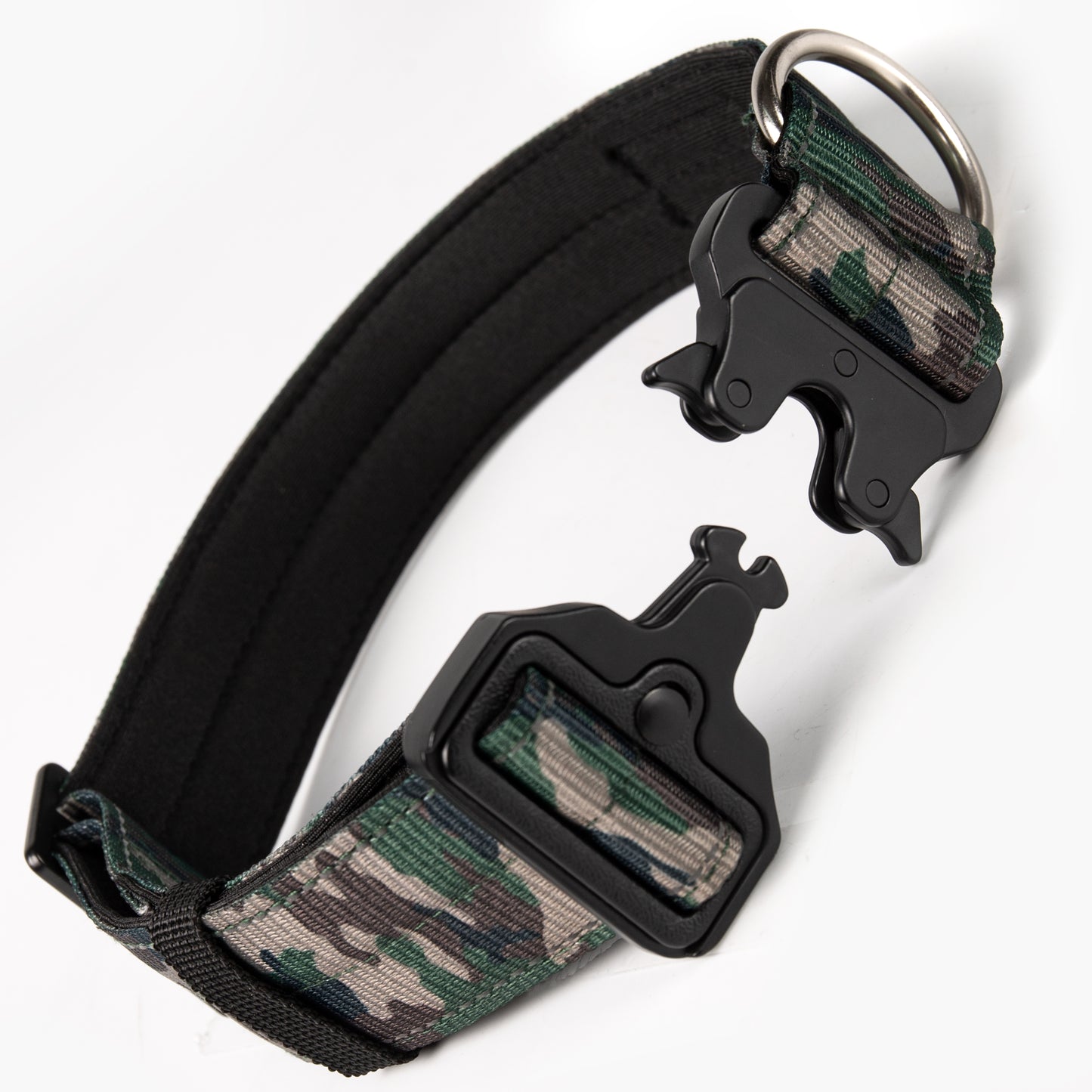 Tactical Dog Collar - Green Camo