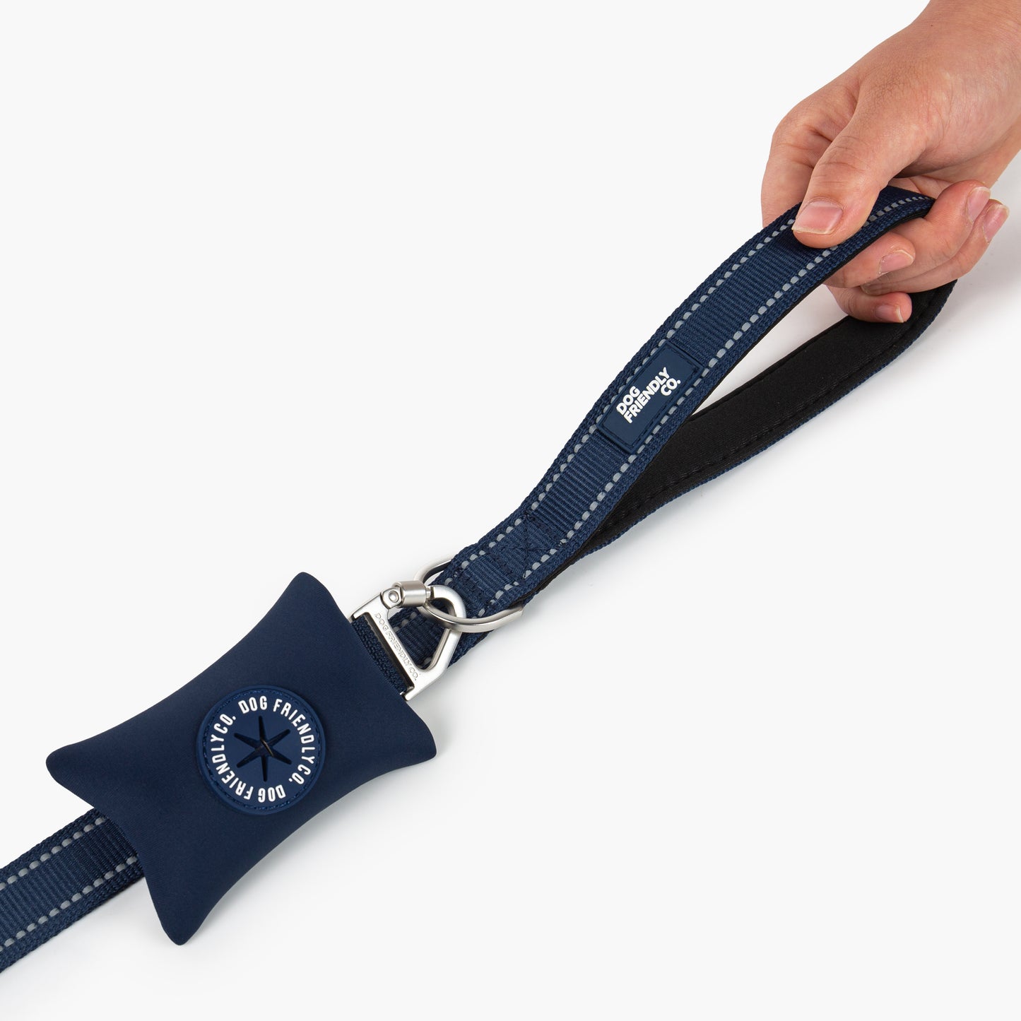 Dog Poop Bag Holder - Navy Blue