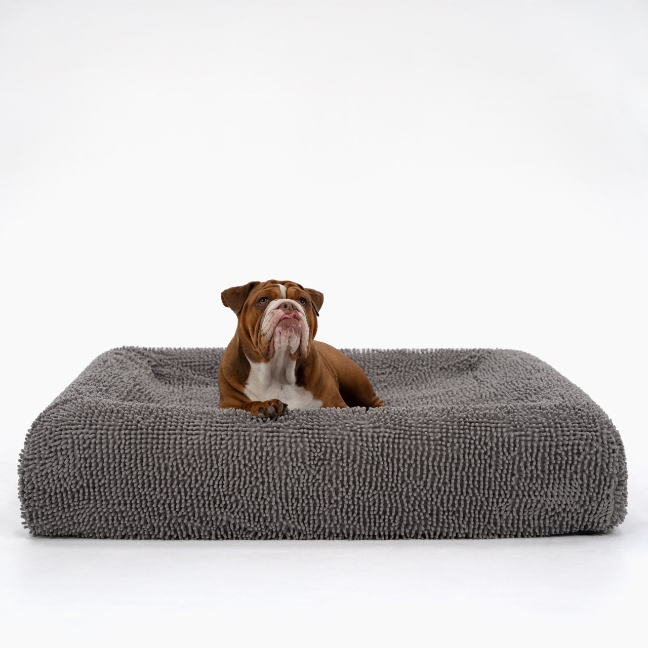 Orthopedic Memory Foam Dog Bed - Grey (Medium)