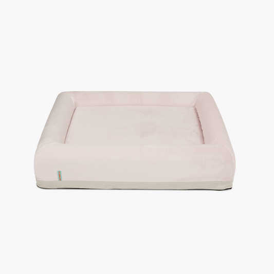 Orthopedic Memory Foam Dog Bed - Pink (Medium)