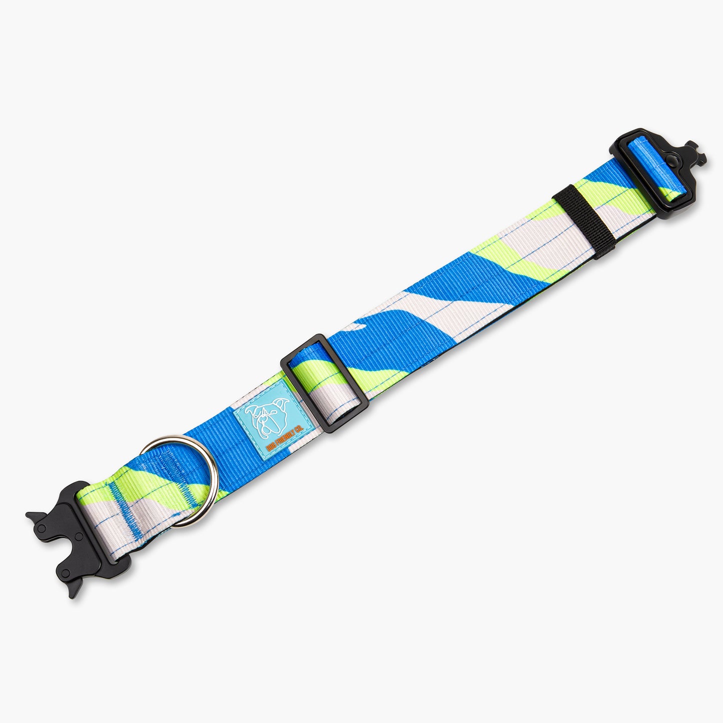 Tactical Dog Collar - Walk#001 Blue