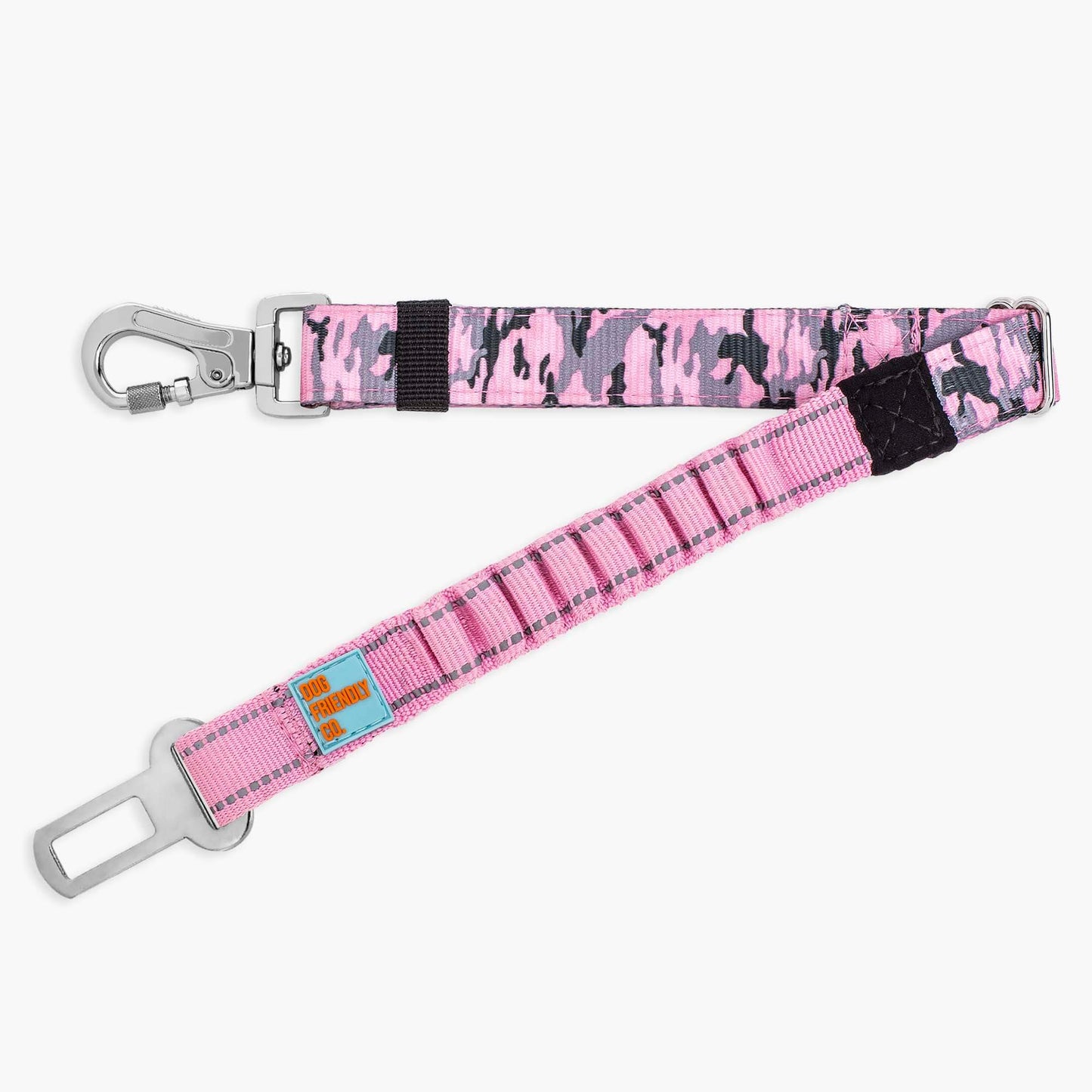 Dog Seat Belt - Pink Camo