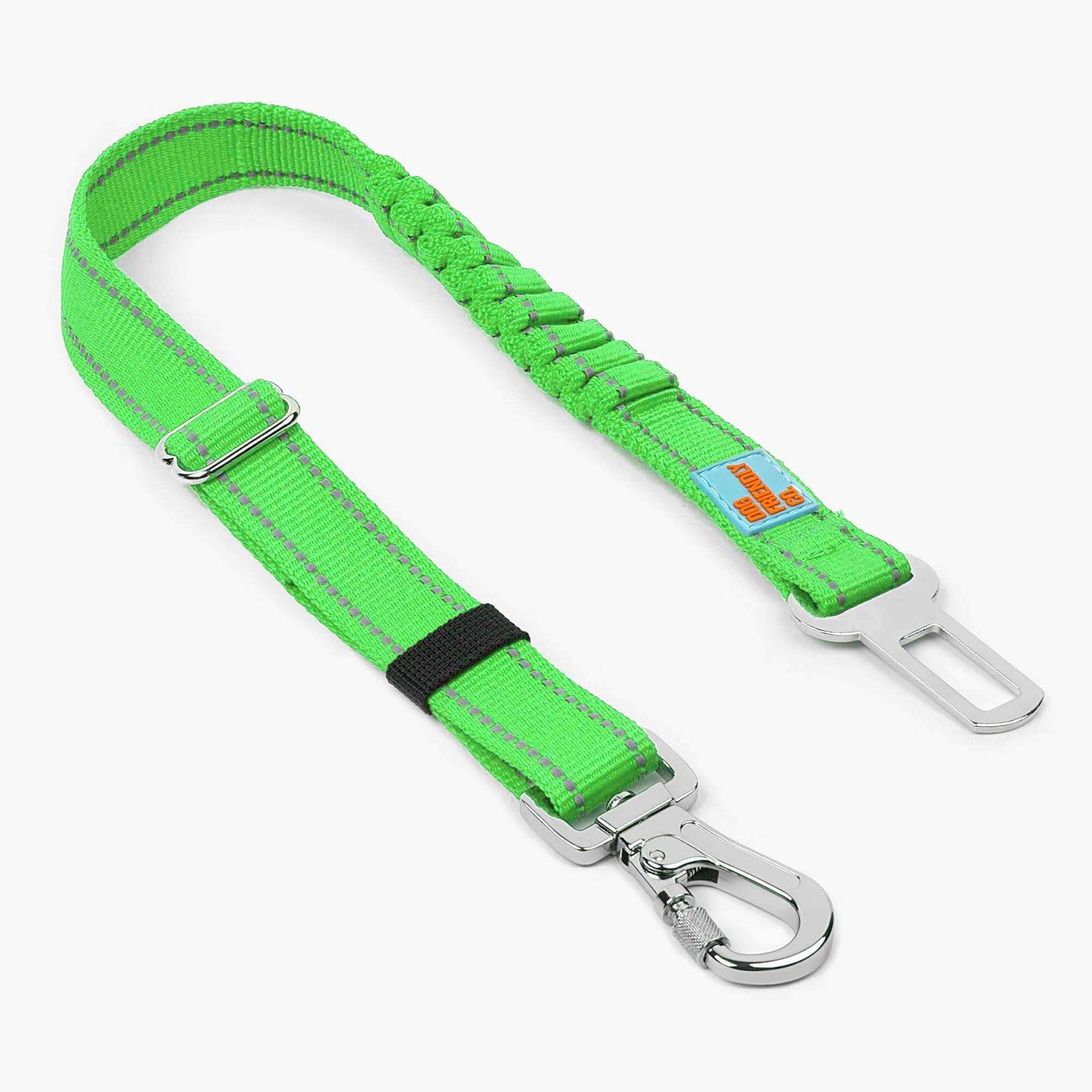 Dog Seat Belt - Neon Green