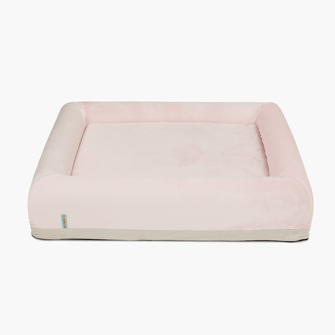 Orthopedic Memory Foam Dog Bed - Pink (Small)